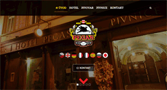 Desktop Screenshot of hotelpegas.com